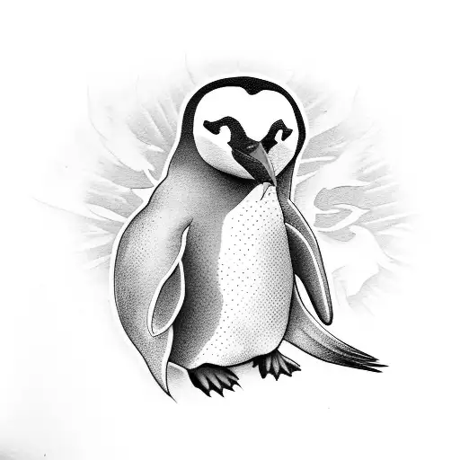 Penguin With A Phoenix