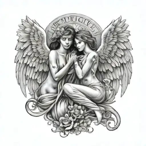 Good Angel And Bad Angel