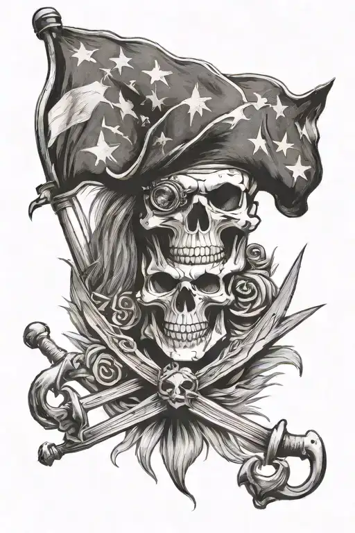 American Flag Pirate