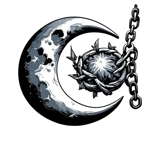 Chain And Moon