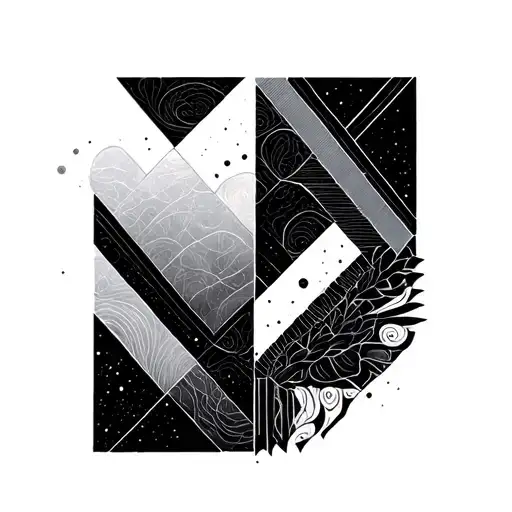 Fine Line Geometric Design