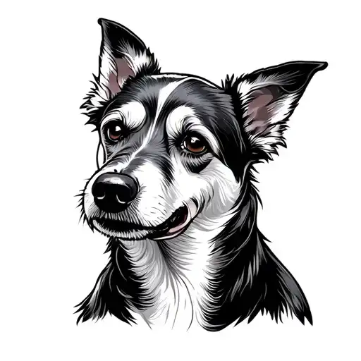 Malt Tester Dog In Fineline