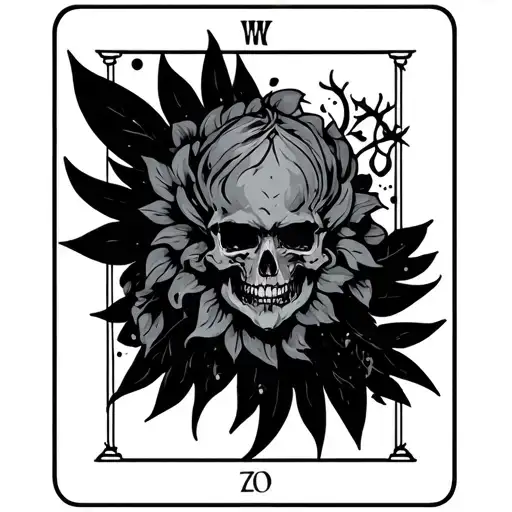 Tarot Card Design Featuring Elements