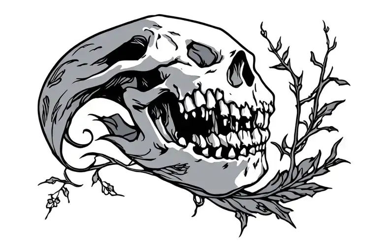 Dark Forest Earth Bones Throat