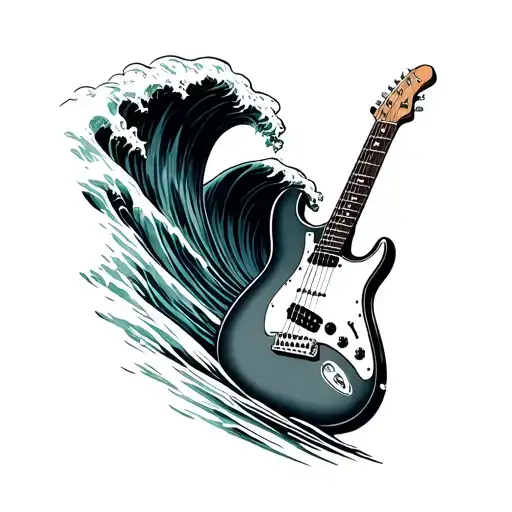 A Guitar That Surfs A Wave