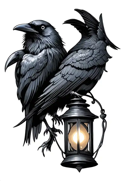 Raven And Lantern