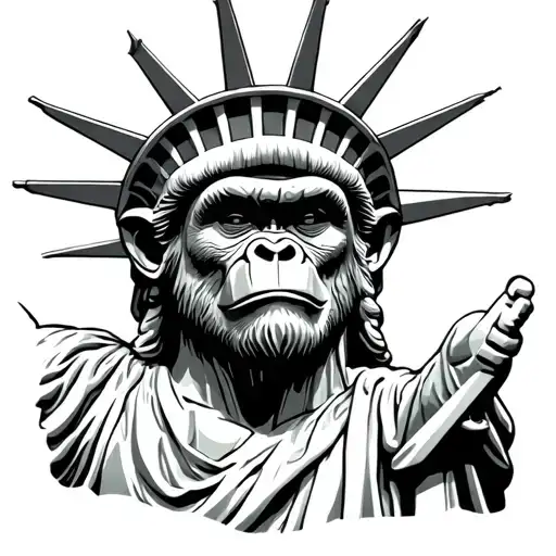Planet Of The Apes Statue Of Liberty