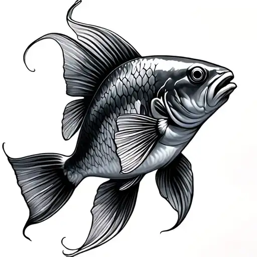 Fish In The Aquarium