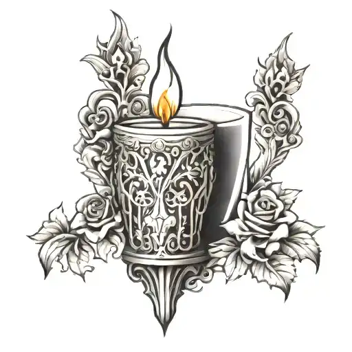 Victorian Candle Gothic Cathedral