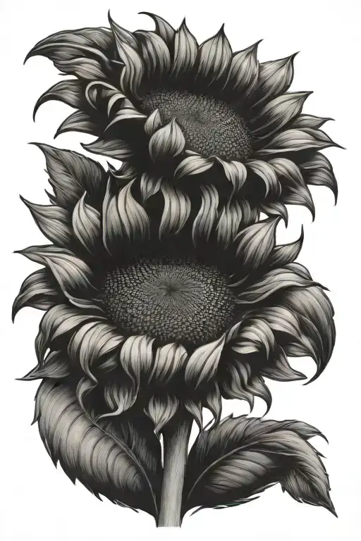 Sunflower Blooming