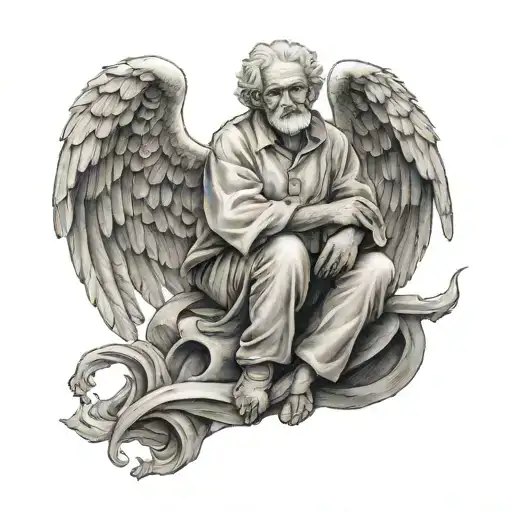 Angel Grandfather Photo