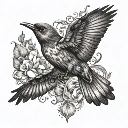 Bird Flying Realistic