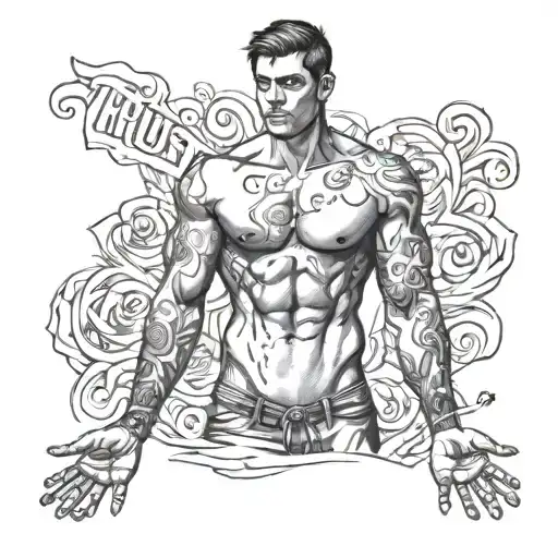 Topless Male Trust Yourself