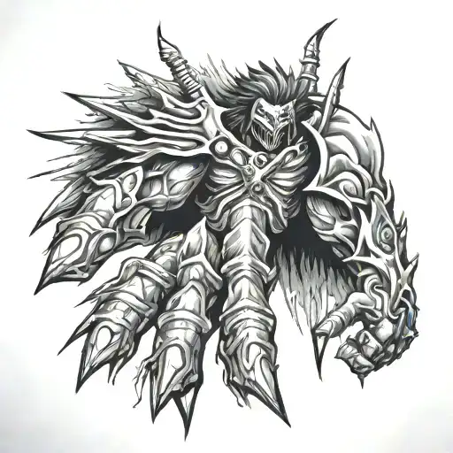 Berserk On A Brush With Fingers