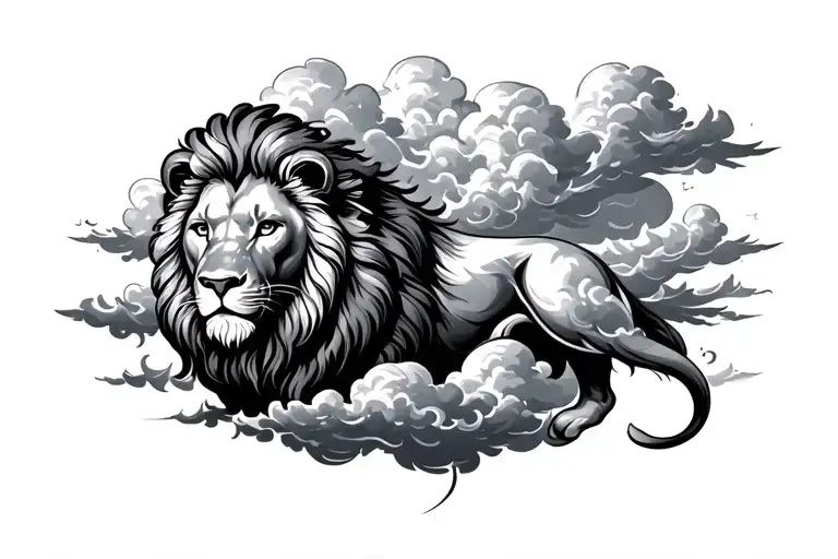 Lion Clouds Surrounding