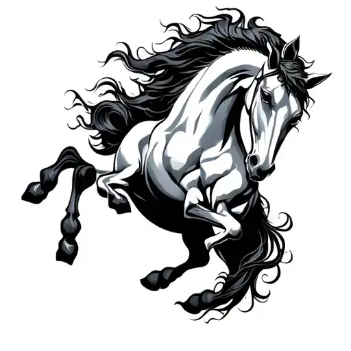 Lung Ta Wind Horse Jumping