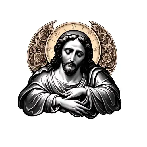 Sleeping St Joseph Colourful Coat