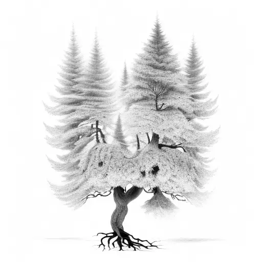 Tree Stomp With Roots