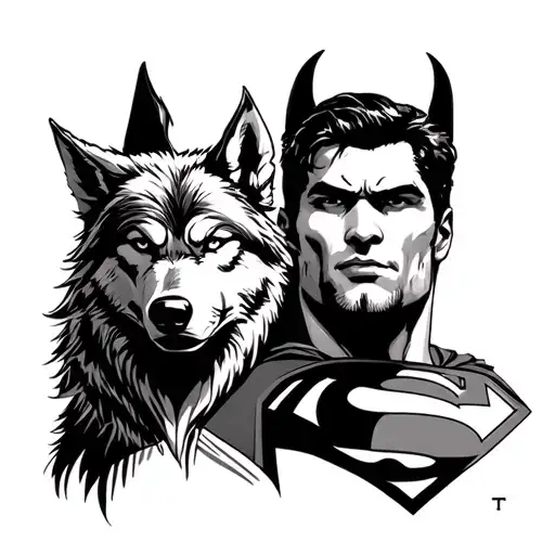 Wolf And Superman
