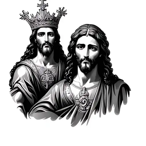 King Baldwin And Jesus Christ