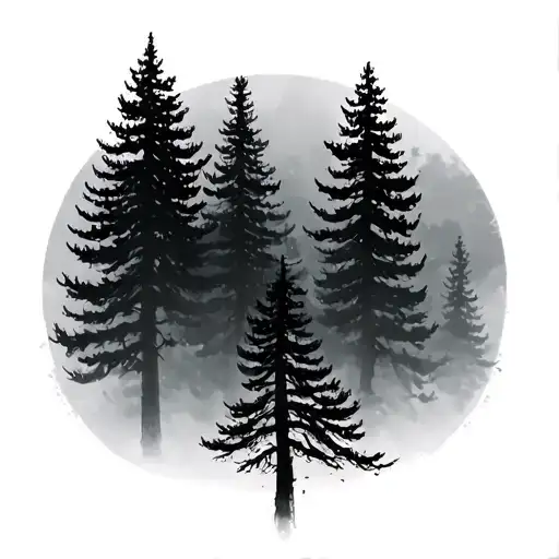 Pine Tree Fog