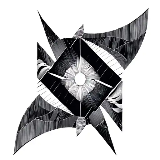 Fine Line Geometric Shapes