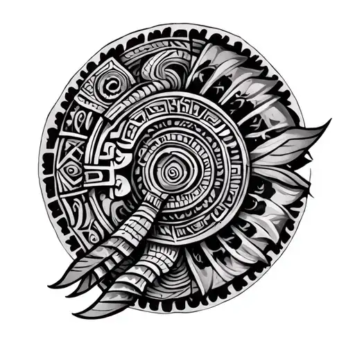 Mayan Polynesian Tribal Full Body