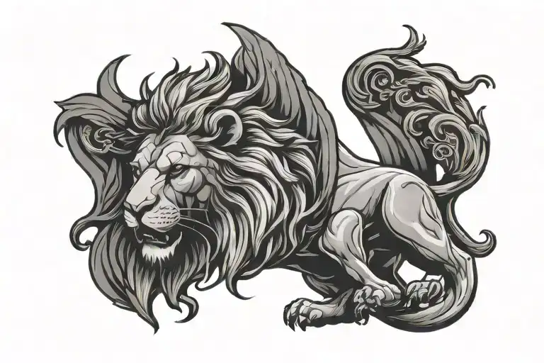 The Fitzroy Lion Logo