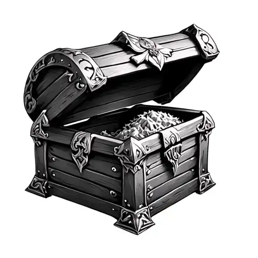 3D Treasure Chest Upper Arm