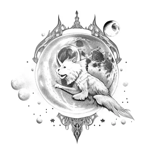 Moon Goddess Arm Sleeve