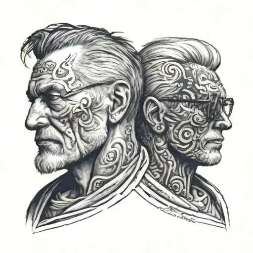 Like Father Like Son Looking