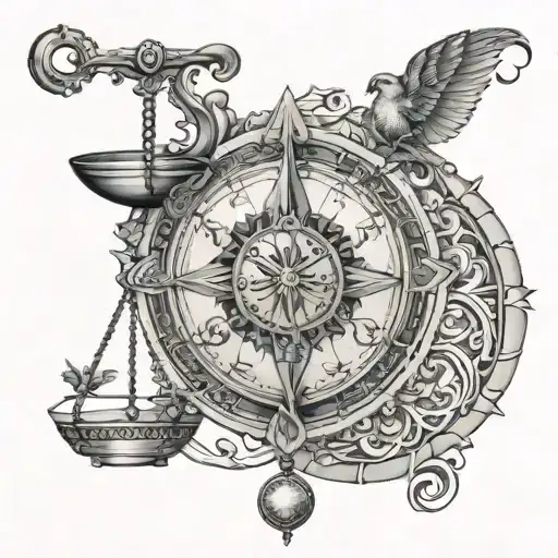 Lebra Zodiac Scale Showing Balance Scale