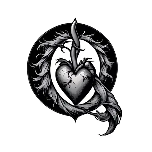 Venus Symbol With Heart