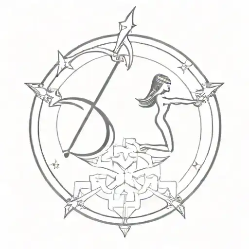 Tattoo Gemini And Sagittarius Together