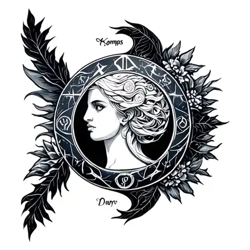 Kompas Aquarius Zodiac Sign