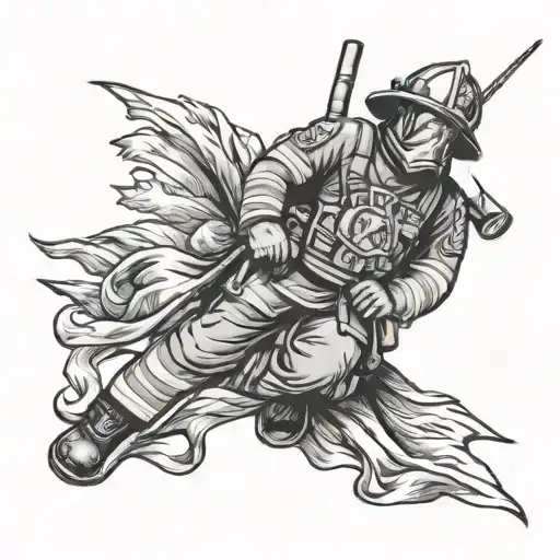 Firefighter Prayer Flag