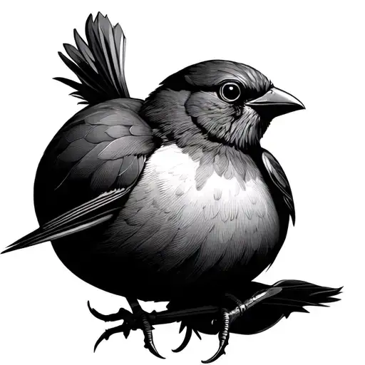 Bird With Huge Balls