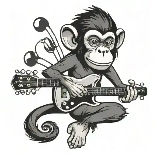 Easy Music Monkey Guitar