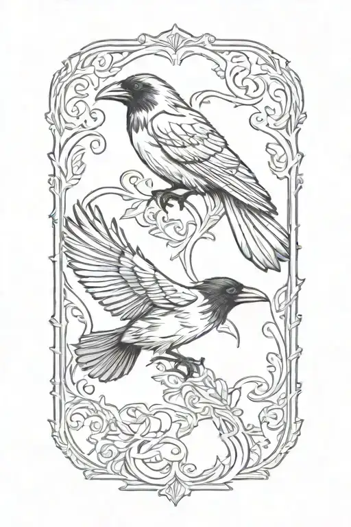 Nordic Signs And Ravens