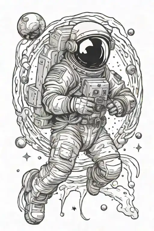 An Astronaut Escapes From A Black Hole