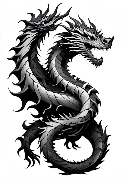 Dragon Wrapped Around Wrist