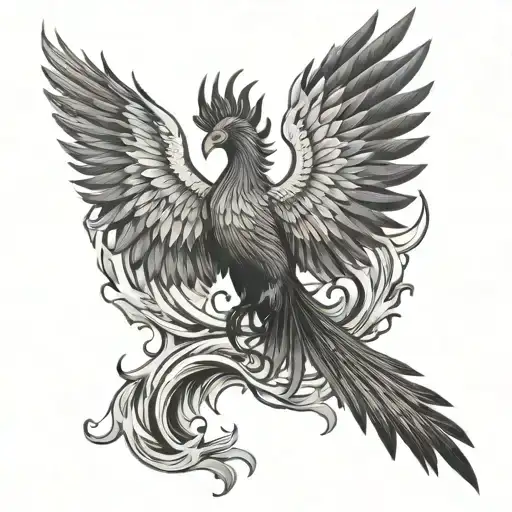 Rising Pheonix And Death And Pain