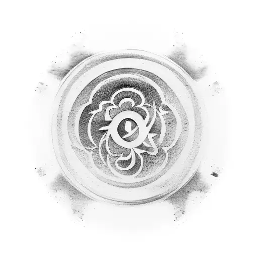 Zen Buddhist Enso Brush Stroke Circle
