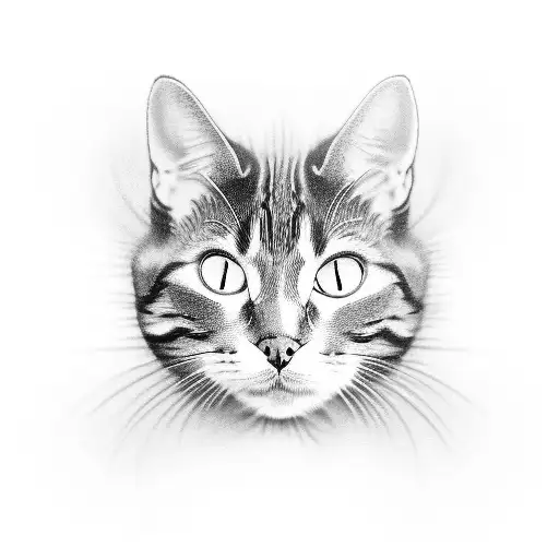 A Heineken Bottle With A Cat Face