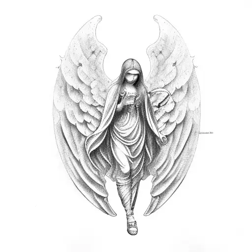 Davinci Style With An Angel