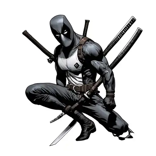 Deadpool With Katana