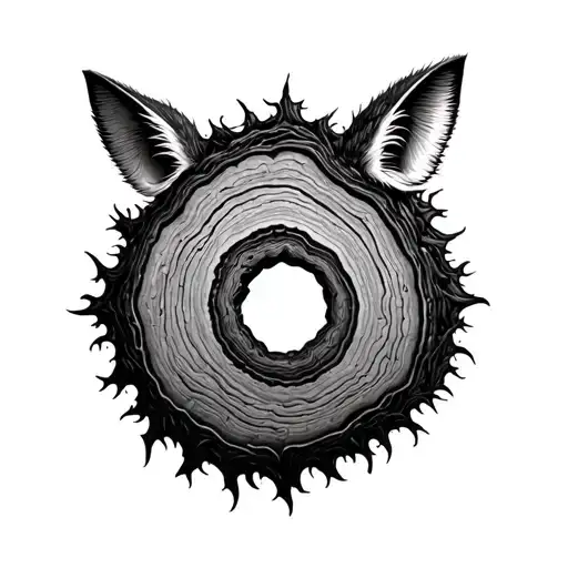 50 Tree Rings Surrounded By Animals