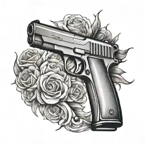 Simple Gun In Hips Waist