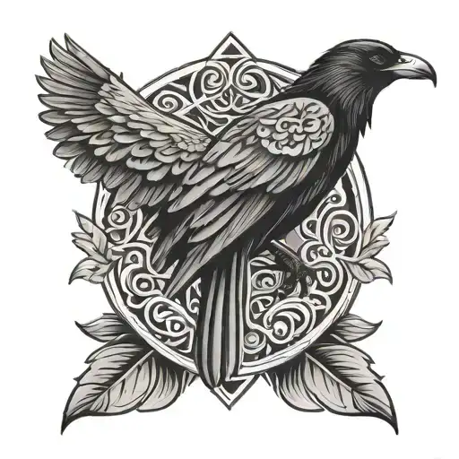 Nordic Signs And Ravens