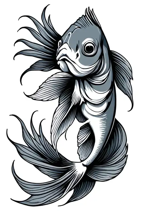 Woodcut Fish